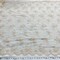 1 Yard Beaded Corded Bridal Lace Fabric Embroidered Mesh Champagne 54" Width